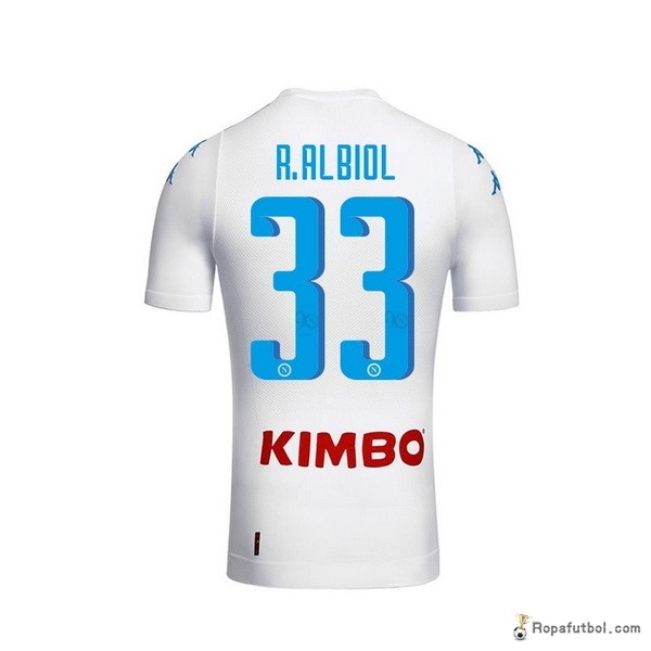 Camiseta Napoli Replica Segunda Ropa R.Albiol 2016/17 Blanco